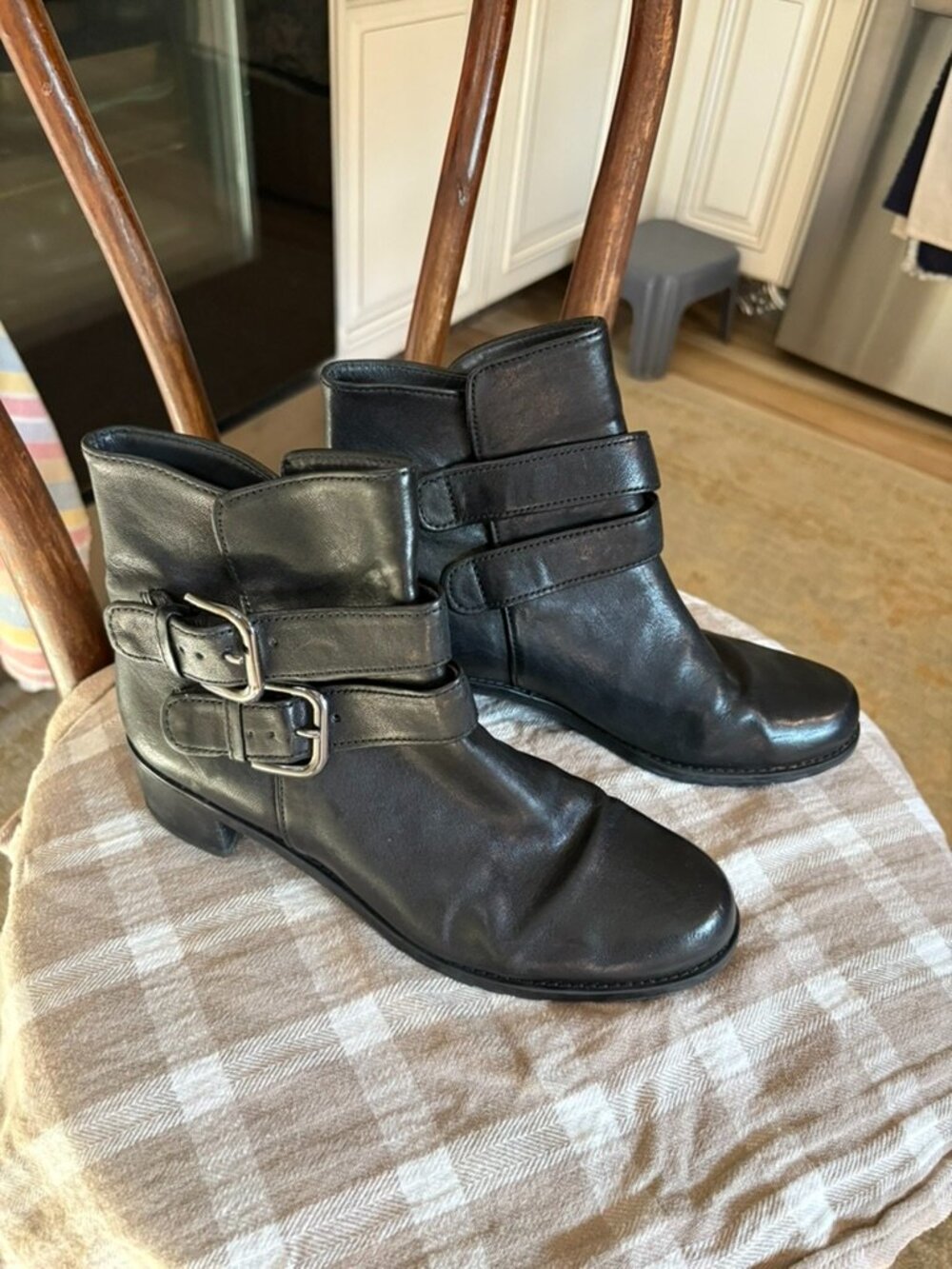 Stuart Weitzman Biker Booties 6.5M